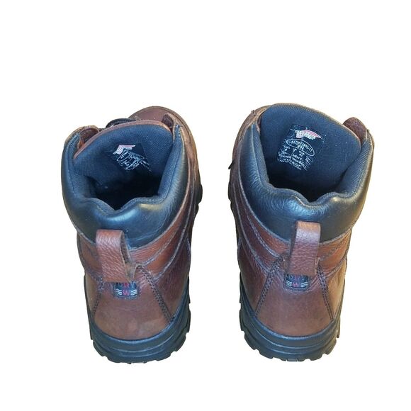 Red Wing Boots Men\'s Size 8 Brown Leather Work Hiking Waterproof Soft Toe 8683 main image 4